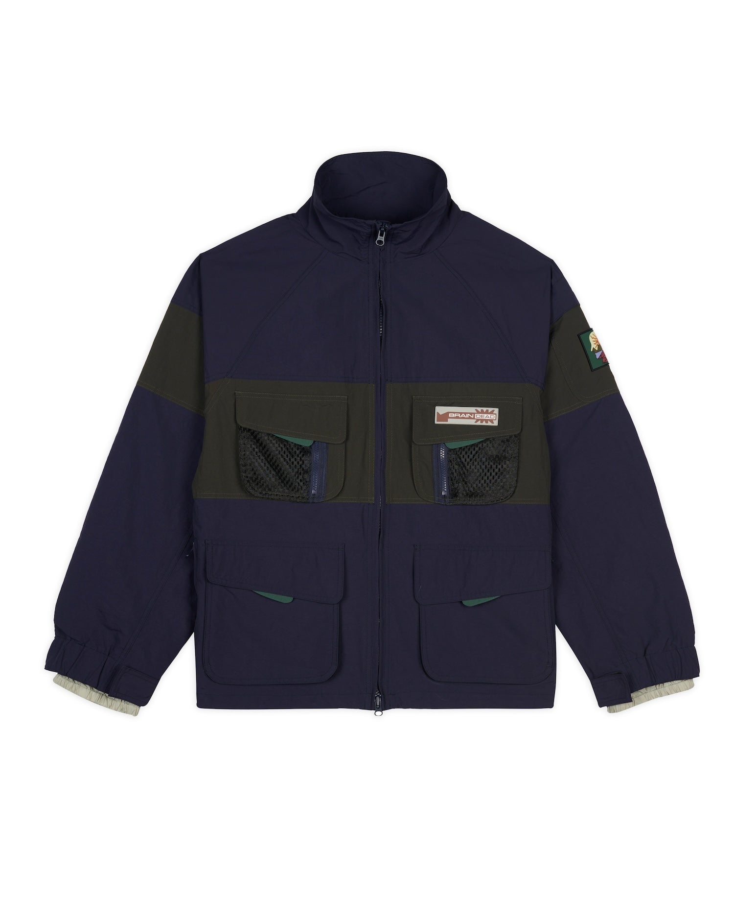 PANELED SNOW JACKET - NAVY 1