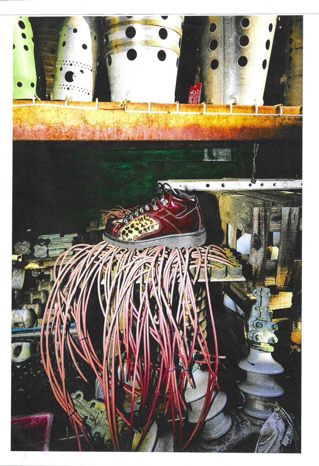 Dr. Martens x Brain Dead WAYBORNE BOOT - CHERRY RED 7