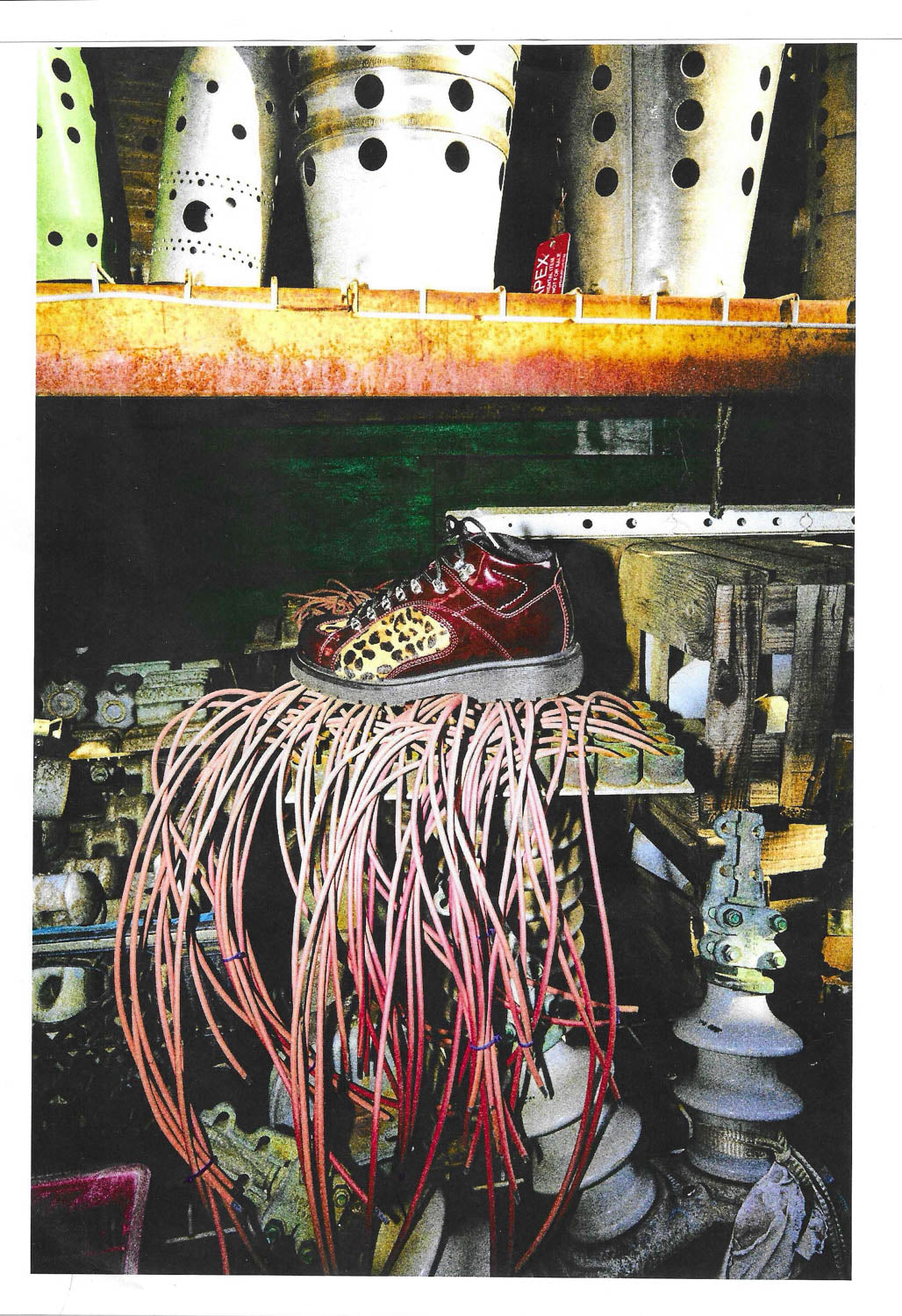 Dr. Martens x Brain Dead WAYBORNE BOOT - CHERRY RED 7