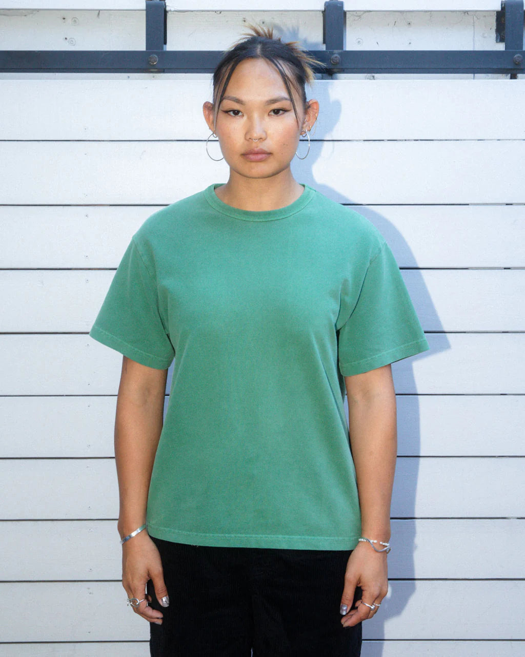 PIGMENT PIQUE T-SHIRT - SEAFOAM 2