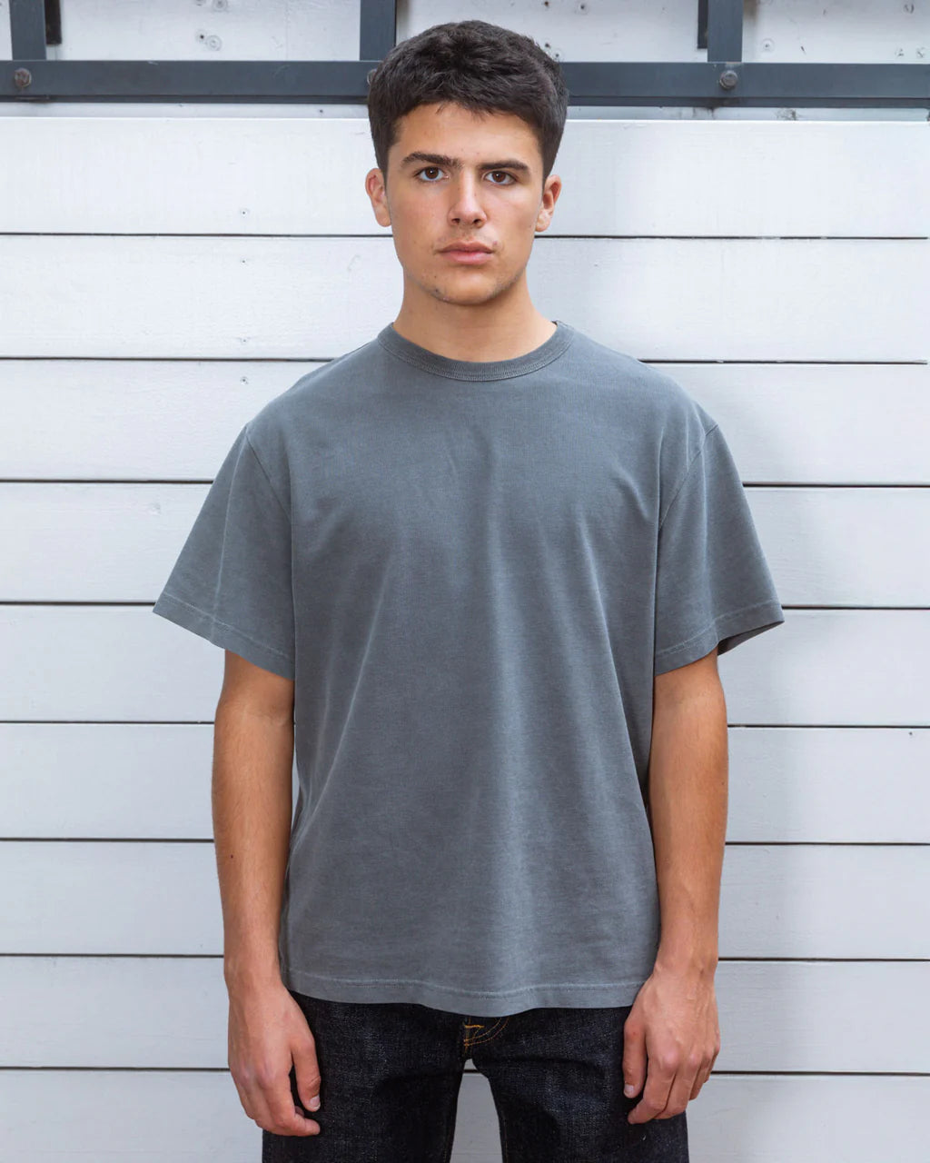 PIGMENT PIQUE T-SHIRT - WASHED BLACK 4