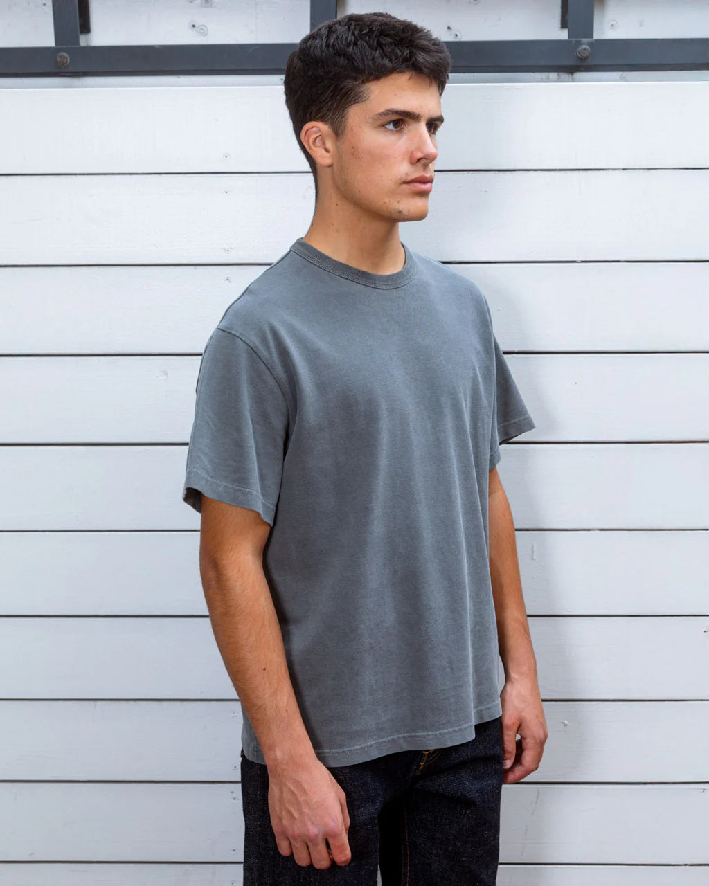 PIGMENT PIQUE T-SHIRT - WASHED BLACK 5