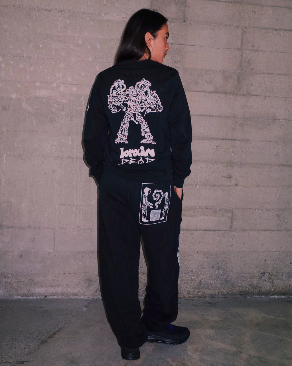 PSYCHIC STUDIES SWEATPANT - BLACK 3