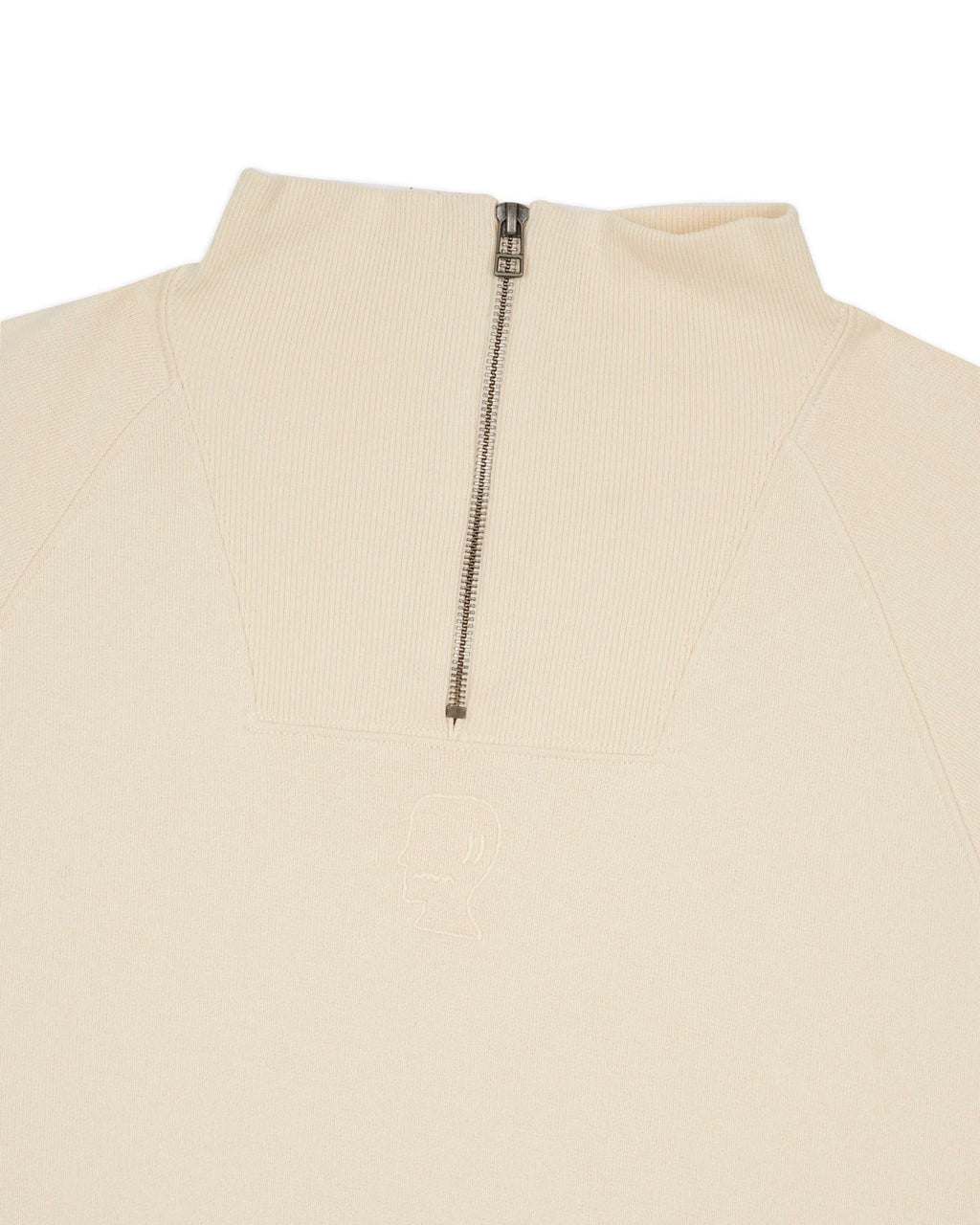 RAGLAN MOCK NECK PULLOVER - WHITE 4