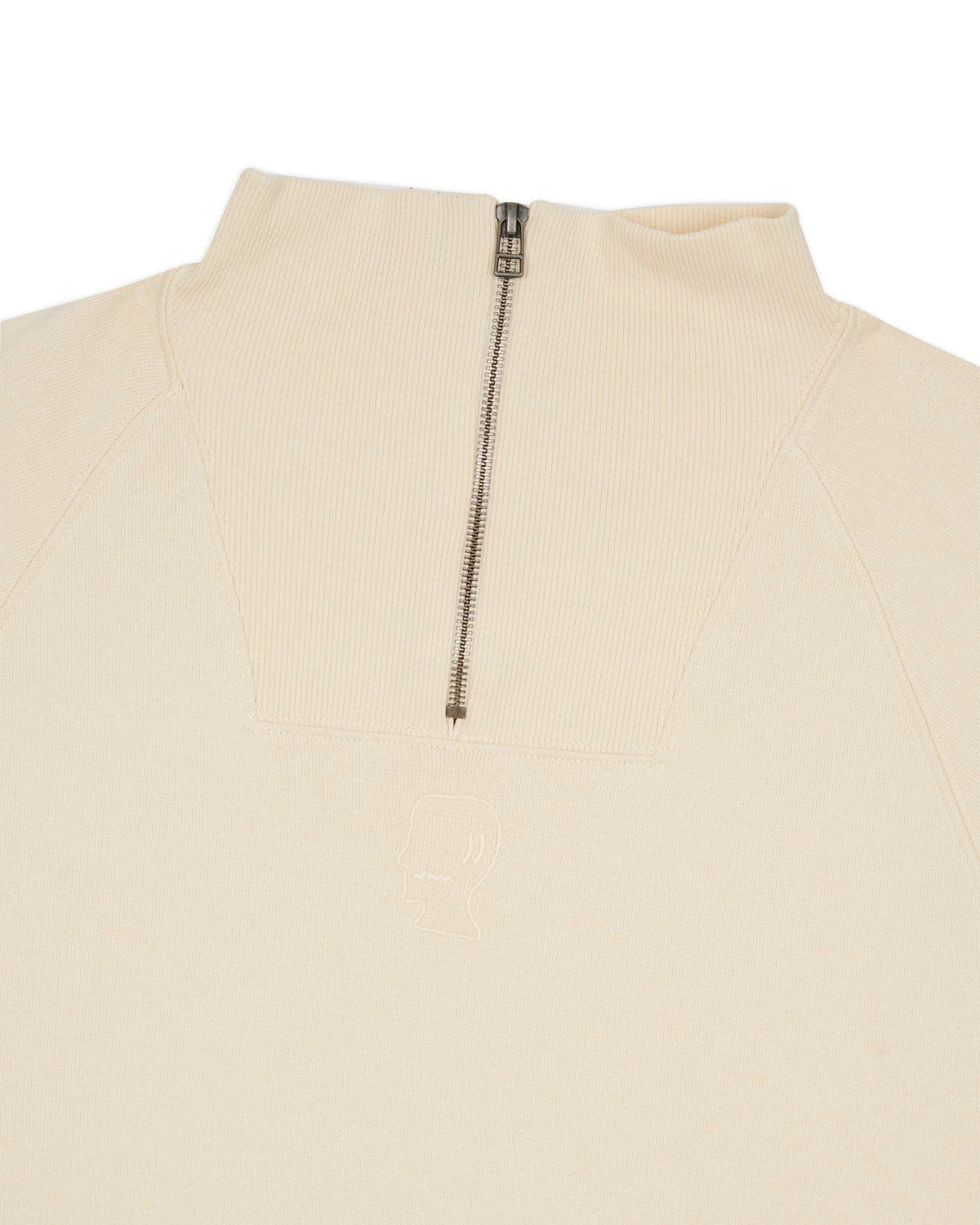 RAGLAN MOCK NECK PULLOVER - WHITE 4