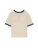 RIBBED HENLEY - NATURAL 6