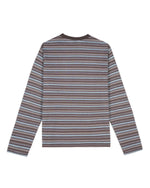 ROMY MULTI STRIPE LONG SLEEVE T-SHIRT - BROWN 5