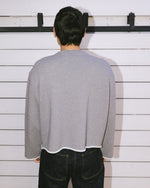 BOXY FRENCH TERRY SWEATSHIRT - HEATHER GREY 7