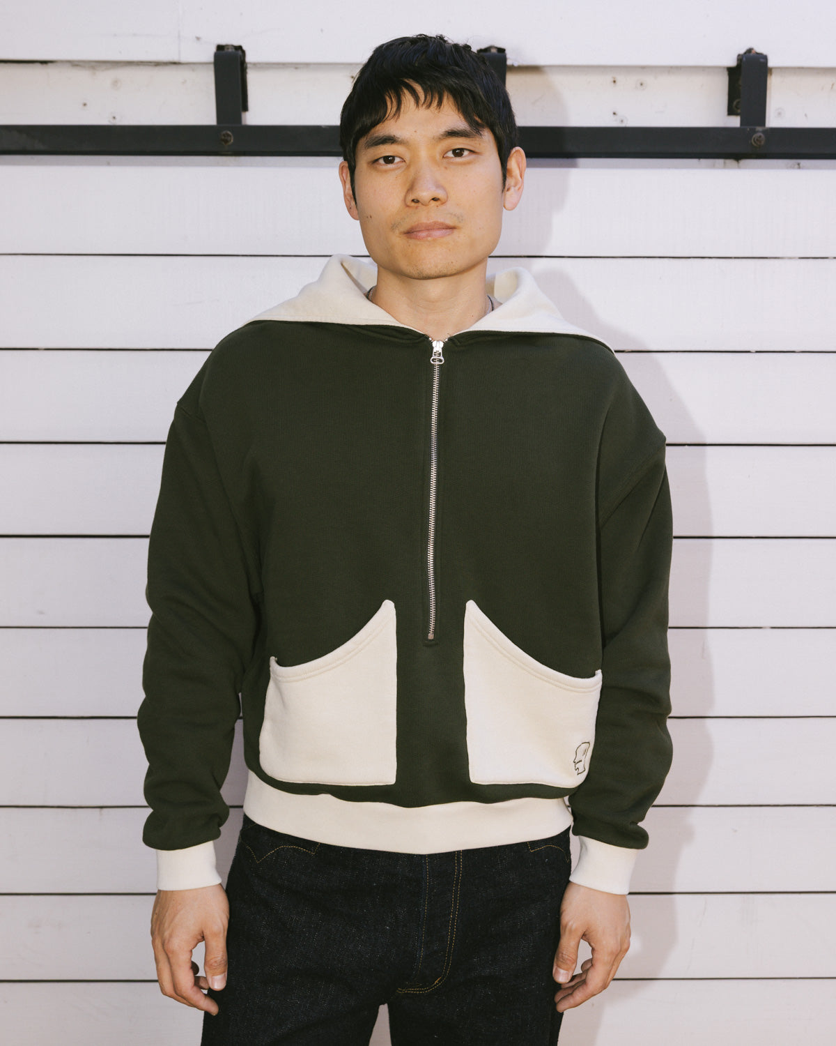 ZIP HOODIE - GREEN 7