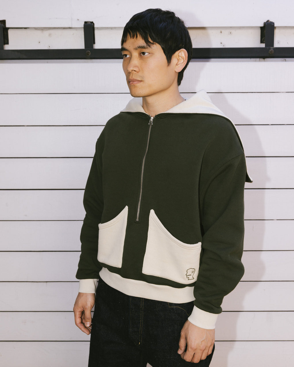 ZIP HOODIE - GREEN 9
