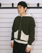 ZIP HOODIE - GREEN 9