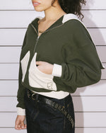 ZIP HOODIE - GREEN 4