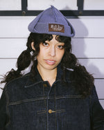 KNITTED EAR FLAP BEANIE - BLUE 4