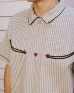 CHECK WESTERN SHIRT - TAUPE 4