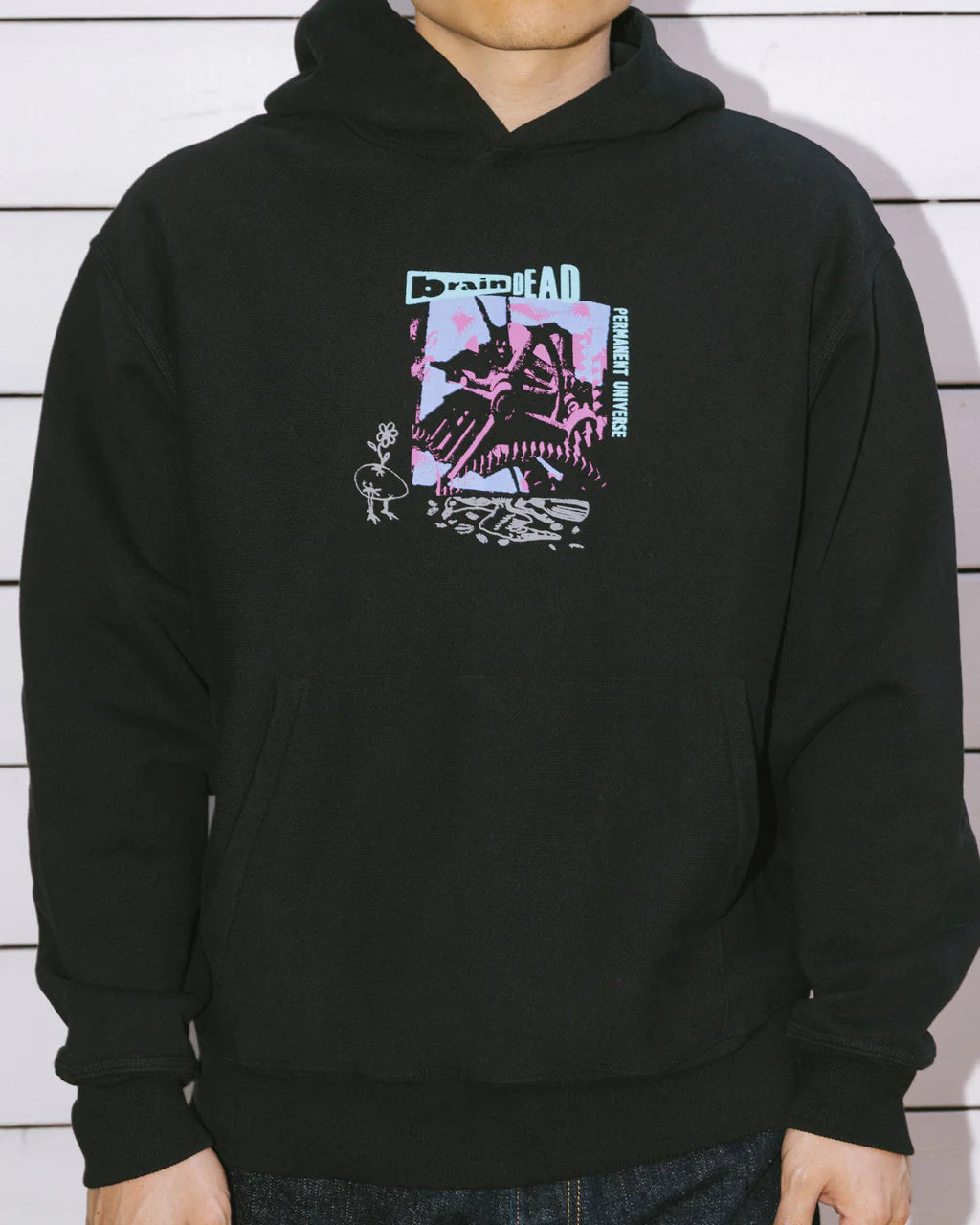 PERMANENT UNIVERSE HOODIE - BLACK 4
