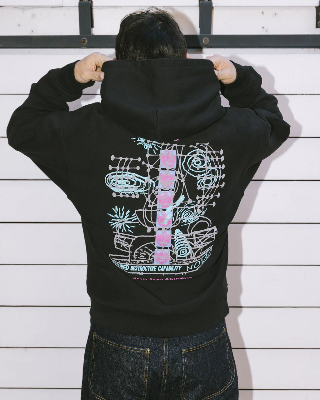 PERMANENT UNIVERSE HOODIE - BLACK 3