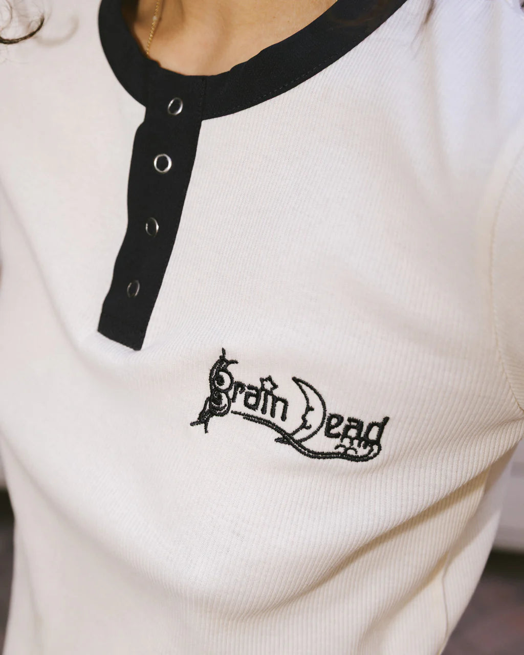 RIBBED HENLEY - NATURAL 5