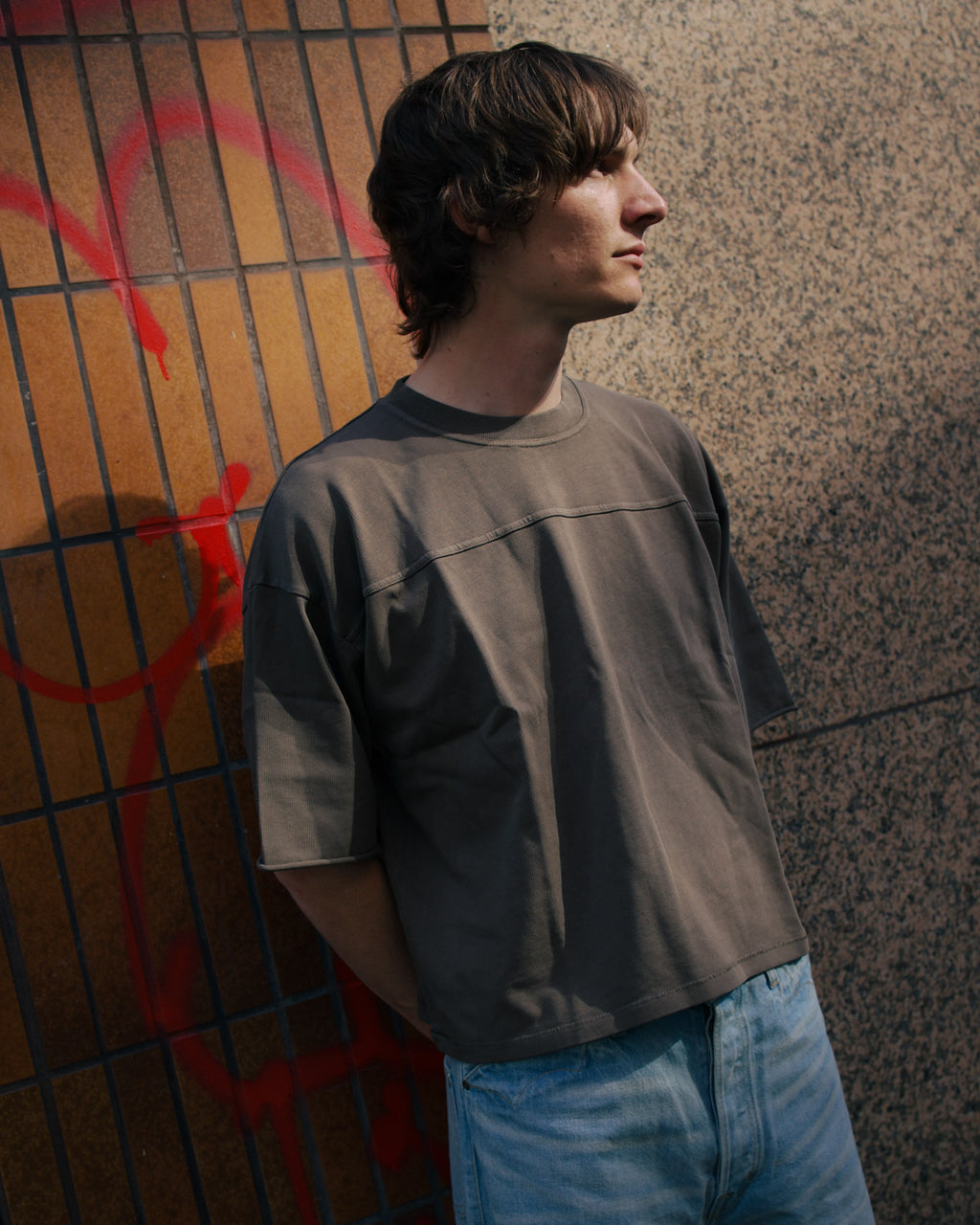 FOOTBALL T-SHIRT - BROWN 2