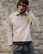 RAGLAN MOCK NECK PULLOVER - WHITE 2