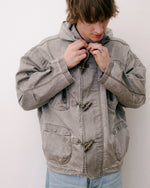 WASHED RIPSTOP TOGGLE JACKET - BROWN 5