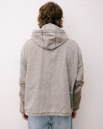 WASHED RIPSTOP TOGGLE JACKET - BROWN 4