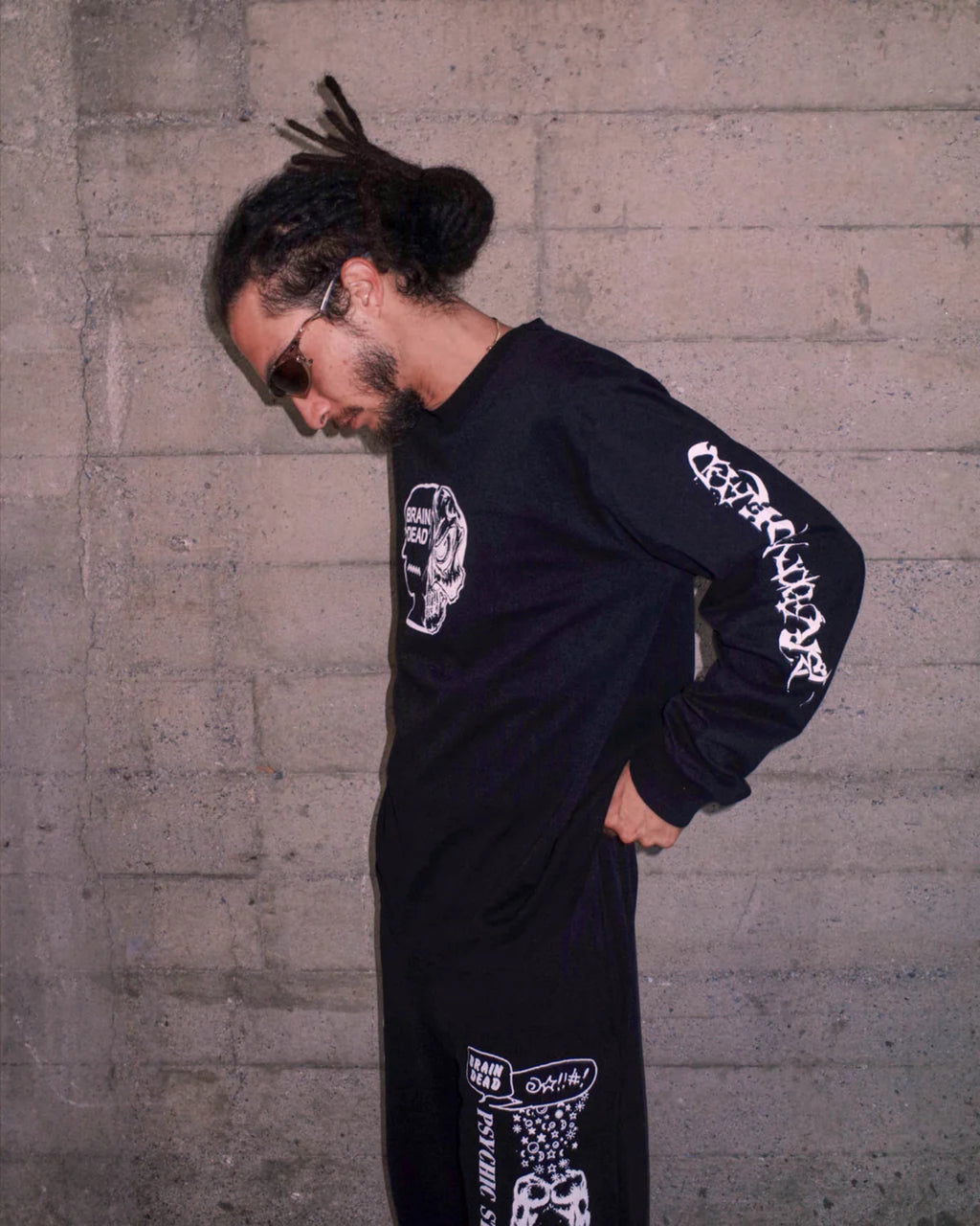 SKULL MECH LONG SLEEVE - BLACK 5