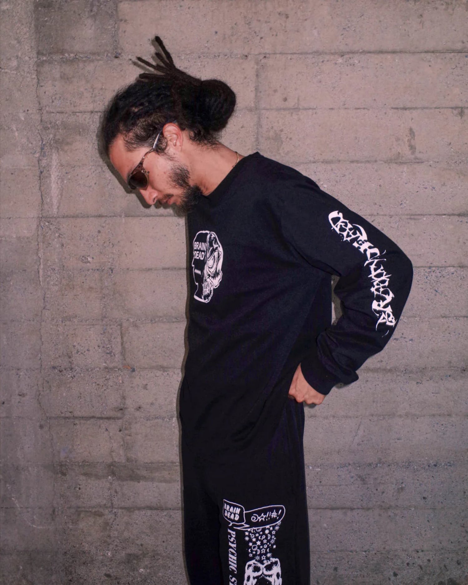 SKULL MECH LONG SLEEVE - BLACK 5