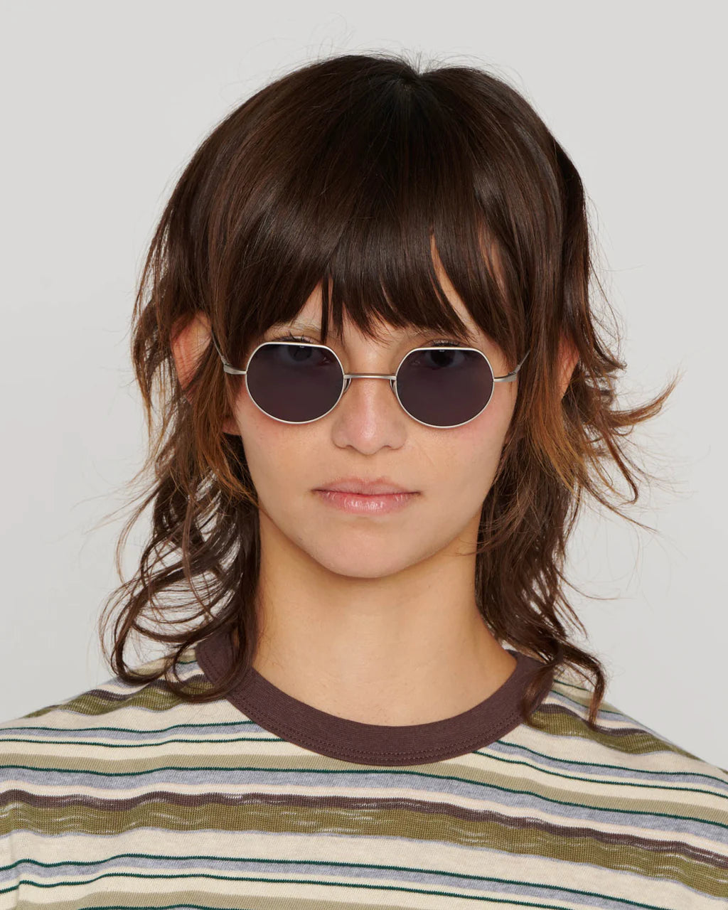 TITANIUM TANI POST MODERN PRIMITIVE EYE PROTECTION - MATTE SILVER 2