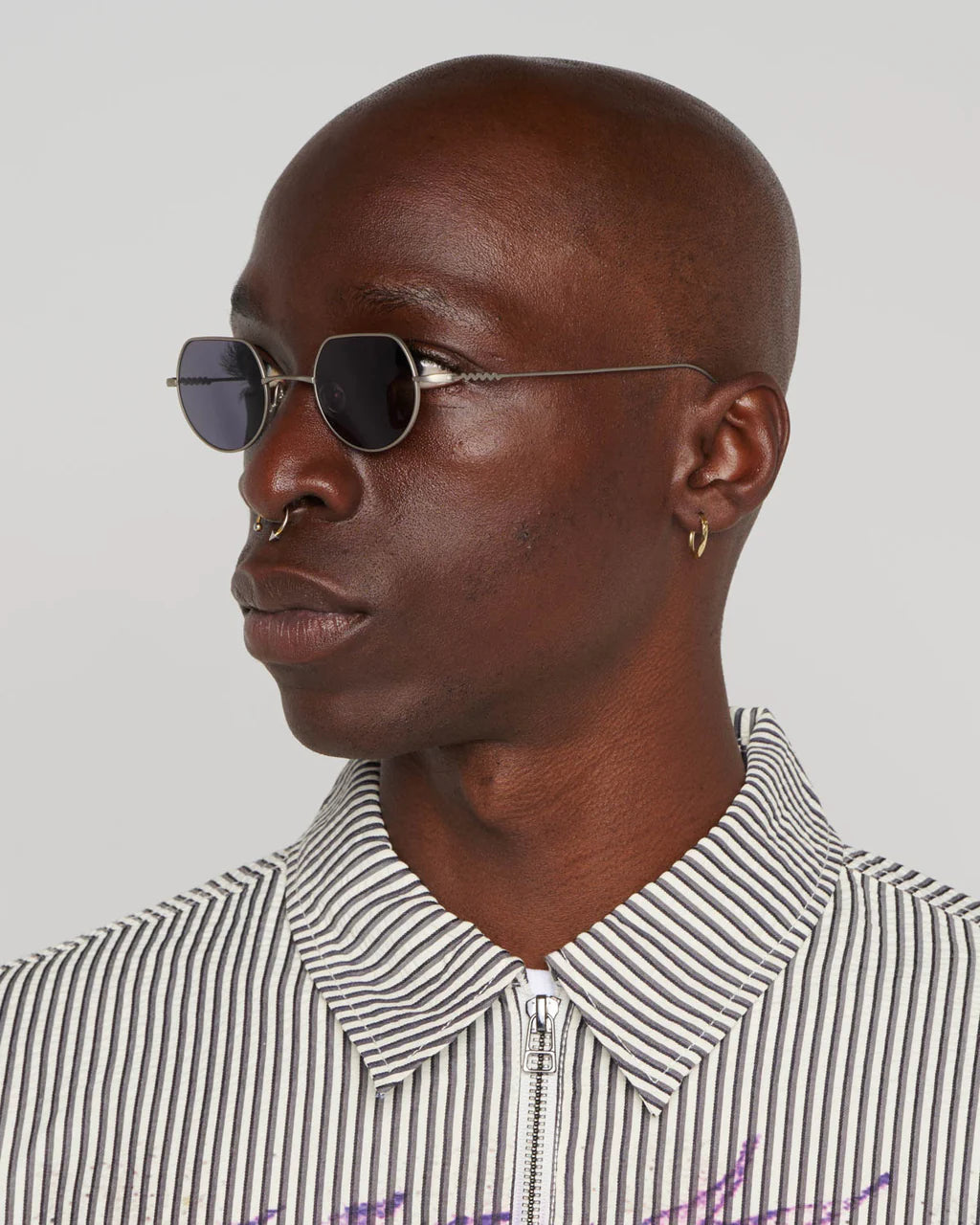 TITANIUM TANI POST MODERN PRIMITIVE EYE PROTECTION - MATTE SILVER 5