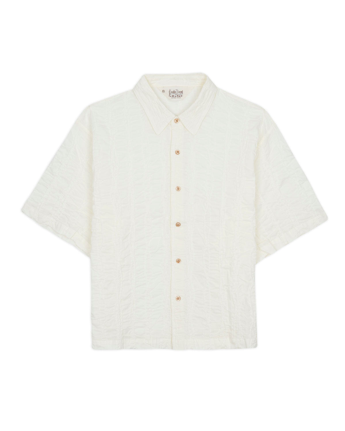 TWISTED PIPING SHIRT - NATURAL 1