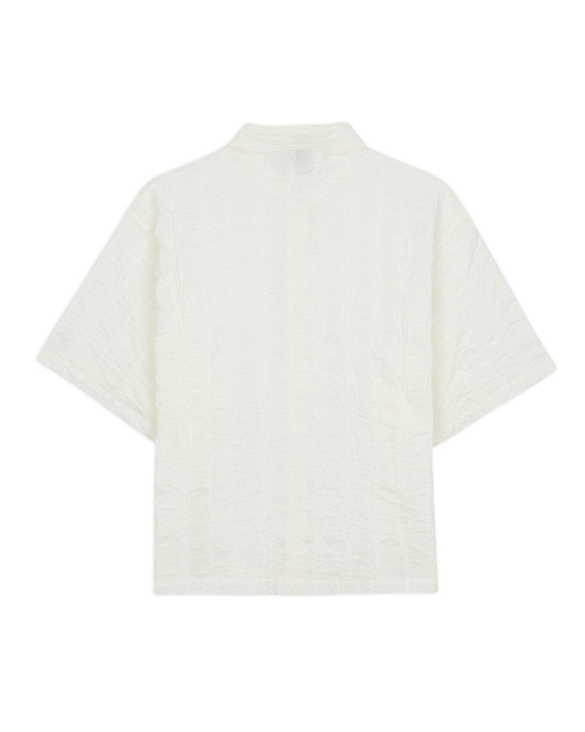 TWISTED PIPING SHIRT - NATURAL 9