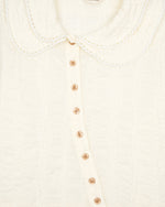 TWISTED SEERSUCKER BUTTON UP SHIRT - CREAM 7
