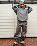 BRAIN DEAD LOGOHEAD HOODIE - SLATE 3