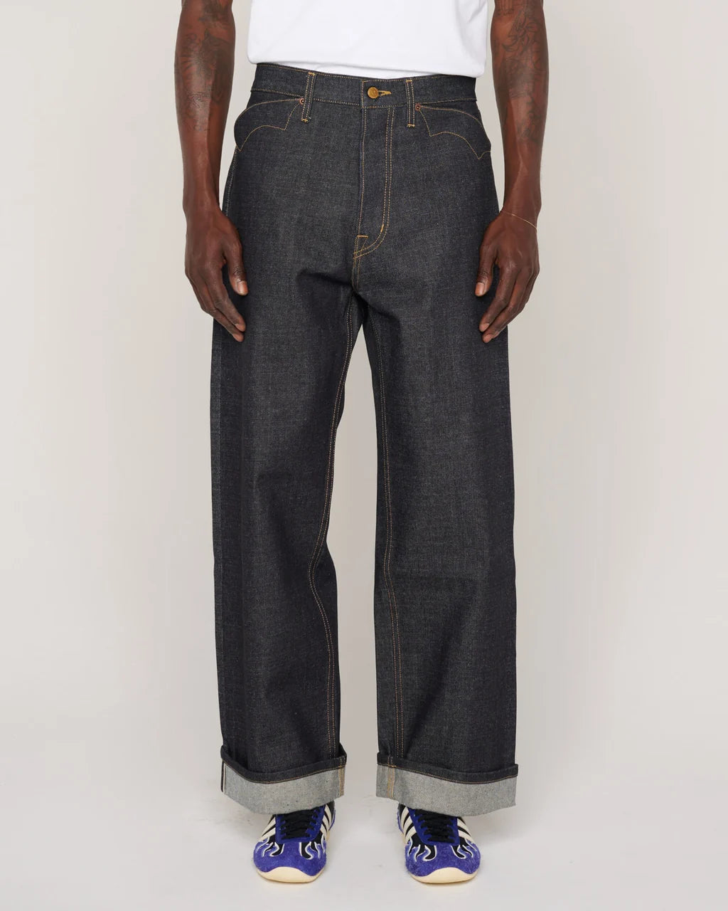 TYPE 00 15OZ SELVEDGE DENIM PANT - INDIGO 5