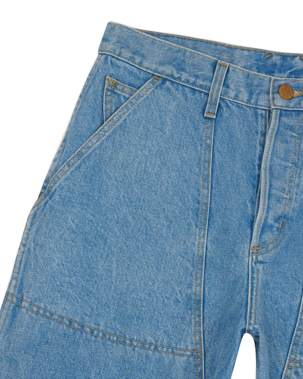 TYPE 02 14.7OZ DENIM PANT - LIGHT WASHED INDIGO 2