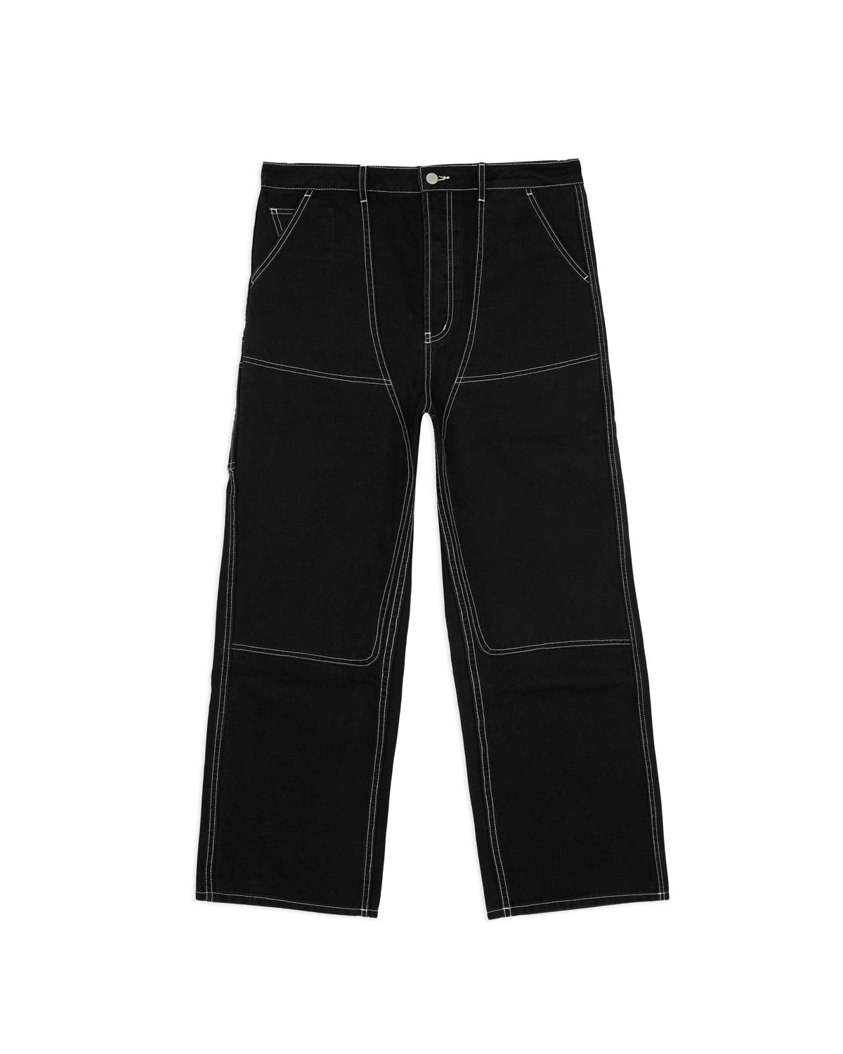 TYPE 02 WASHED CANVAS PANT - BLACK 1
