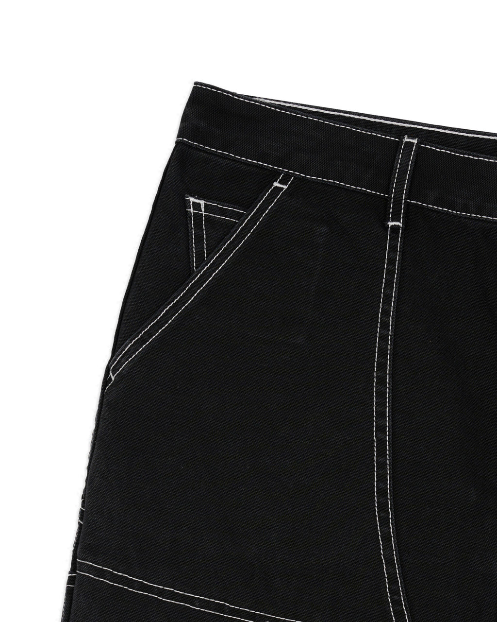 TYPE 02 WASHED CANVAS PANT - BLACK 3