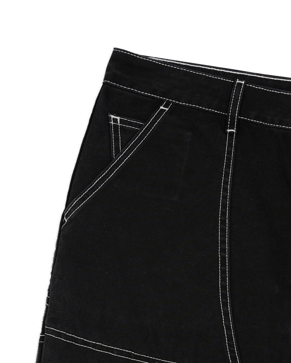 TYPE 02 WASHED CANVAS PANT - BLACK 3