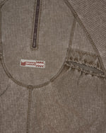 WASHED RIPSTOP EQUIPMENT HALF ZIP - BROWN 7