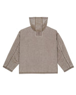 WASHED RIPSTOP TOGGLE JACKET - BROWN 7