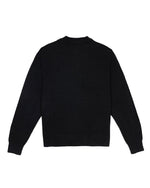 PIGMENT DYE LONG SLEEVE POLO SWEATER - INK 2