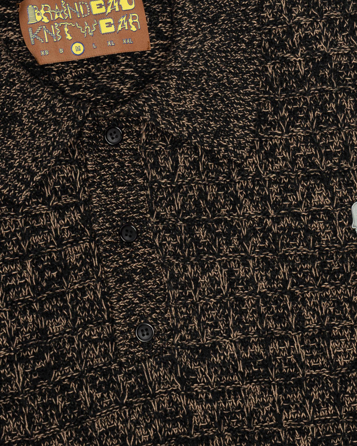 WAFFLE PULLOVER SWEATER - CHARCOAL 2