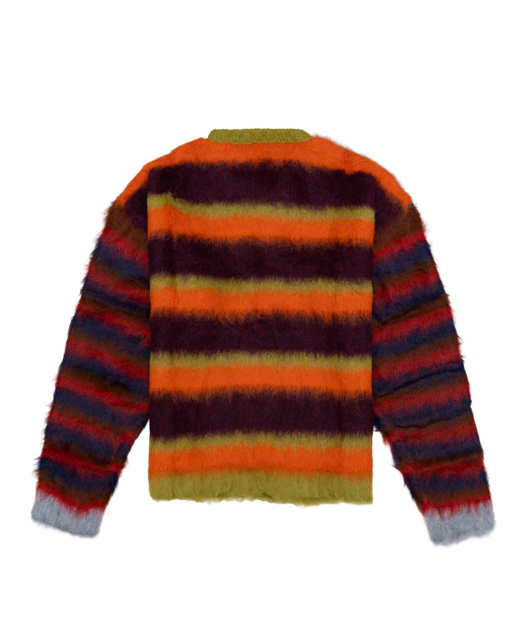 BLURRY LINES ALPACA CREWNECK SWEATER - MULTI 2