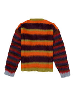 BLURRY LINES ALPACA CREWNECK SWEATER - MULTI 2