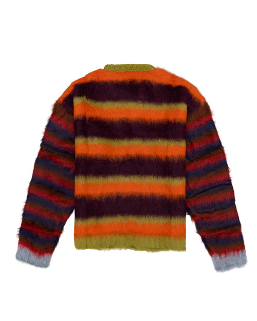 BLURRY LINES ALPACA CREWNECK SWEATER - MULTI 2