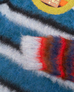 BLURRY LINES ALPACA CREWNECK SWEATER - MULTI 3